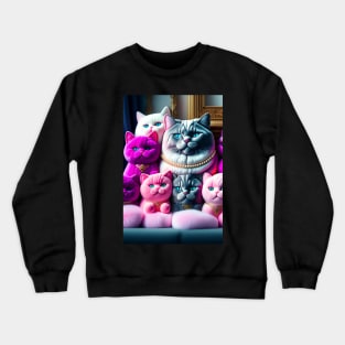 British Shorthair Theme Crewneck Sweatshirt